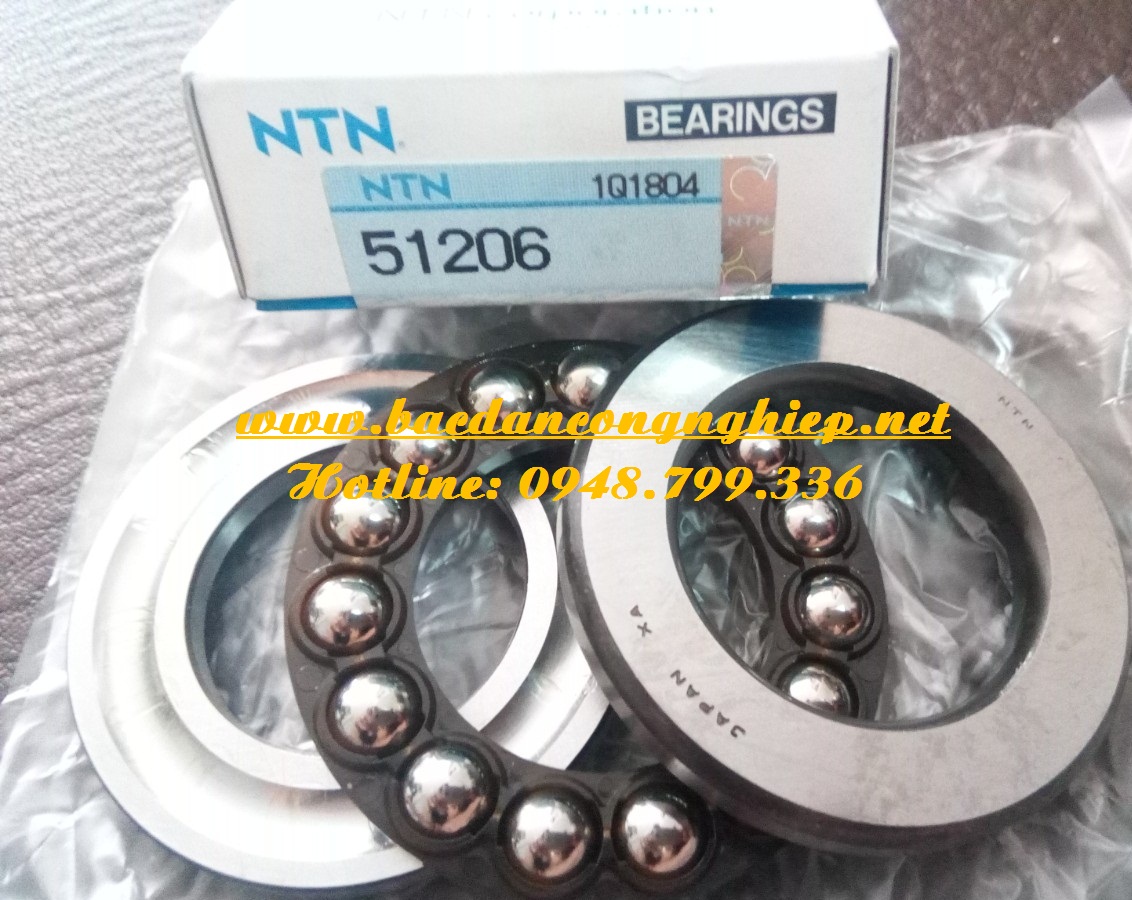 VÒNG BI 51206 - BẠC ĐẠN 51206